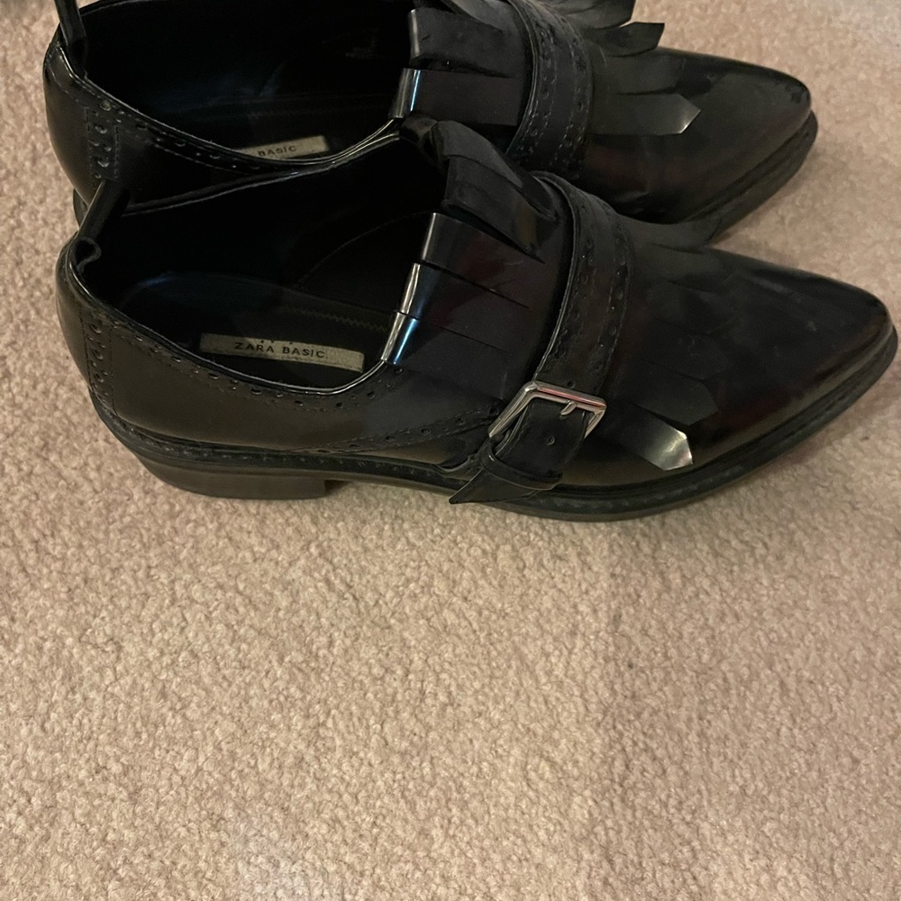 Zara Basic Platform Shoes - image 5